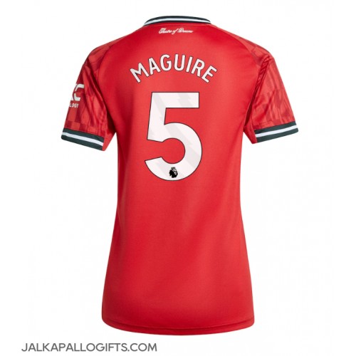 Manchester United Harry Maguire #5 Kotipaita Naiset 2025-26 Lyhythihainen